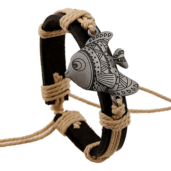 6 styles to choose from triskel 100% handmade bracelet/genuine/wristband/fashion charm bracelet popular music men's bracelet Free shipping