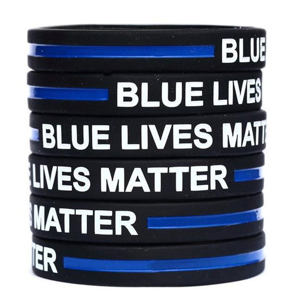 Blue Lives Matter Silicone Wristband It is Soft And Flexible Great For Normal Day To Day Wear