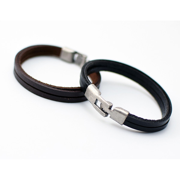 Casual Jewelry Bangles Punk Wrap Bracelets Leather Bracelet 1PCs Braid Bracelets