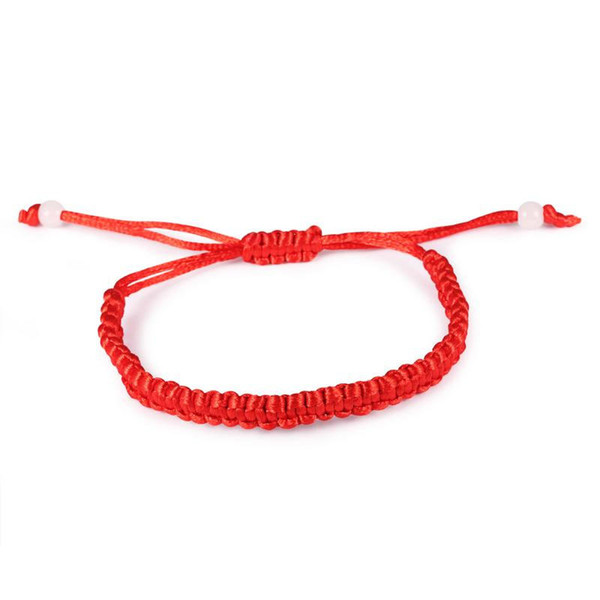 1PCS Red Tibetan Buddhist Good Lucky Charm Tibetan Bracelets & Bangles Jewelry For Women Men Handmade Knots Rope Bracelet JOB004