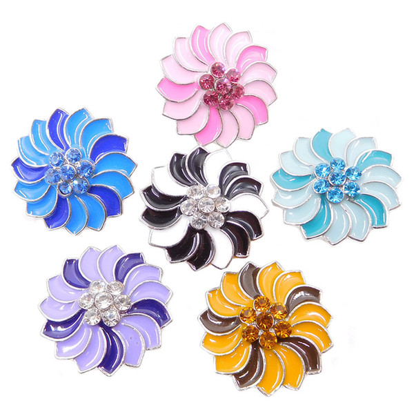 wholesale 18mm snap jewelry noosa enamel chunks ginger snap buttons jewelry cheap