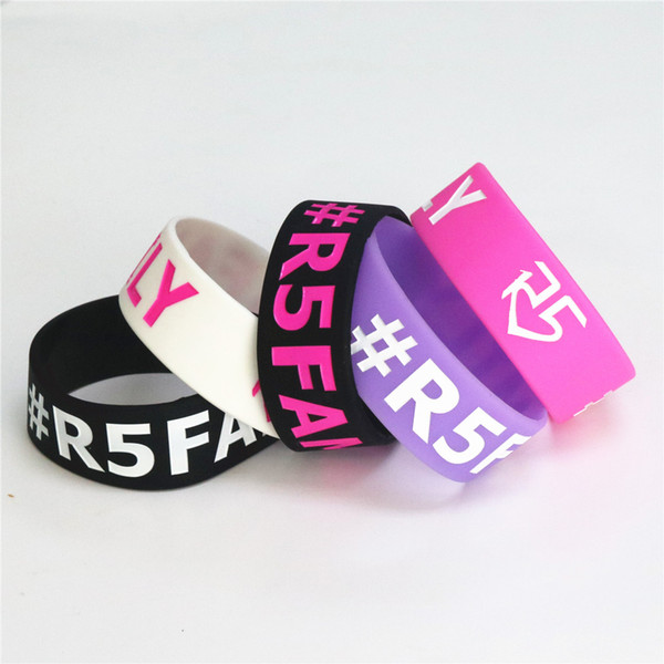 Fashion 25PCS R5 Family Silicone Wristband 1