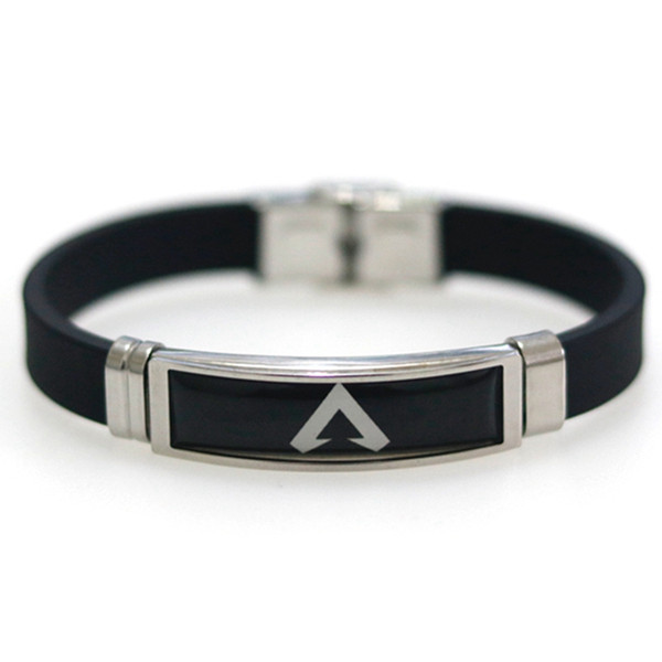 Hot Game Logo Engraved Stainless Steel Wristband Friends Gift Fans Souvenir Bangle Apex Legends Bracelet