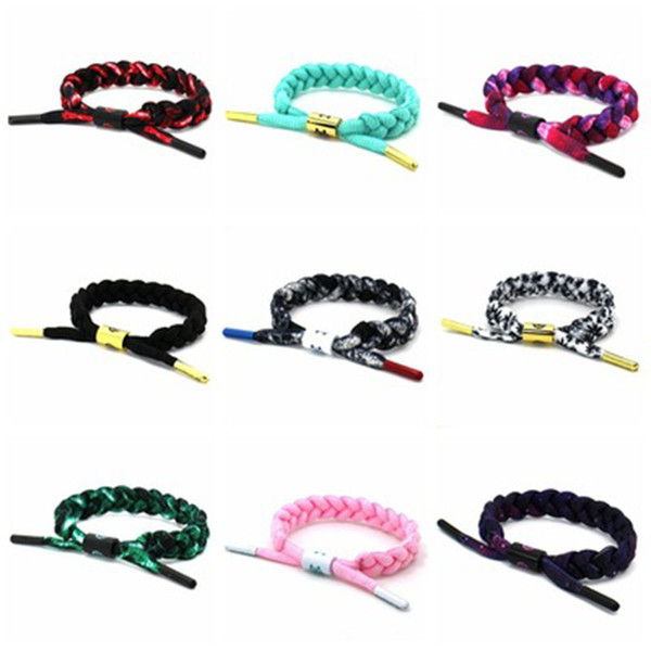 Couple Adjustable California Weave Bracelet Shoelace Style Fashion Bracelet 14-16cm High Quality Sports Bracelet Casual Wristband Bangles
