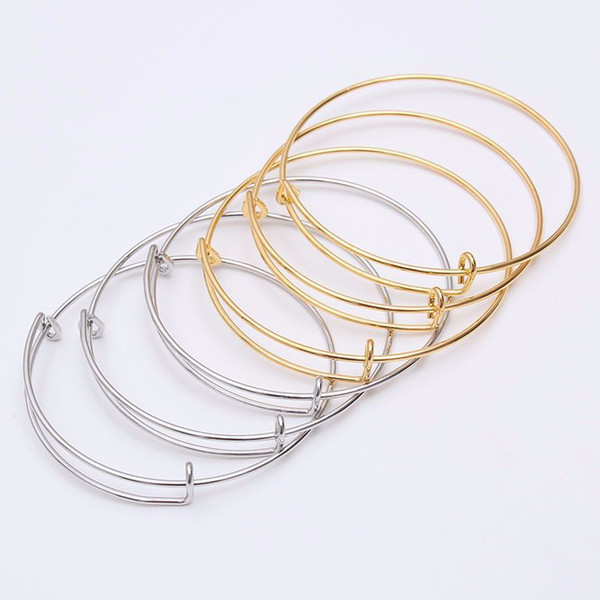 Hot DIY Retro Style Jewelry Accessory Adjustable Metal Bracelet Extendable Bracelet Gold Silver Etsy Hand-made Accessories