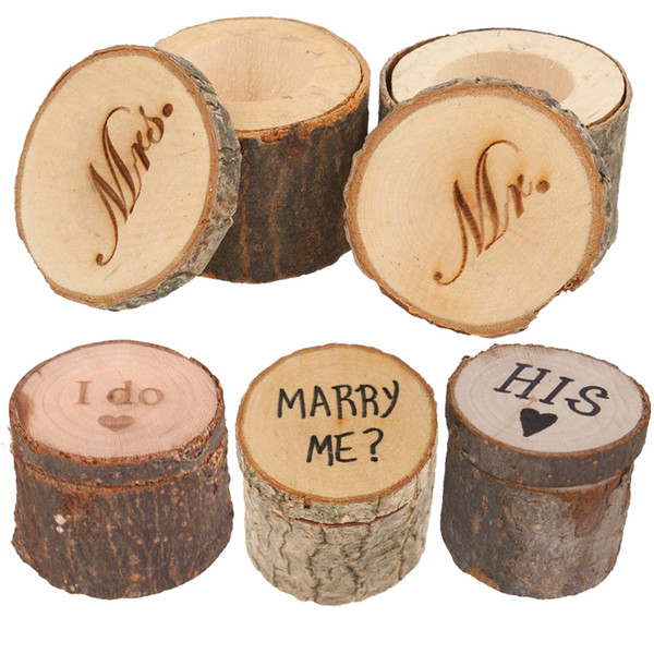 Valentine Day Mr Mrs personalized gift rustic wedding ring bearer box Wooden shabby chic Wooden Printed box free dhl shipping