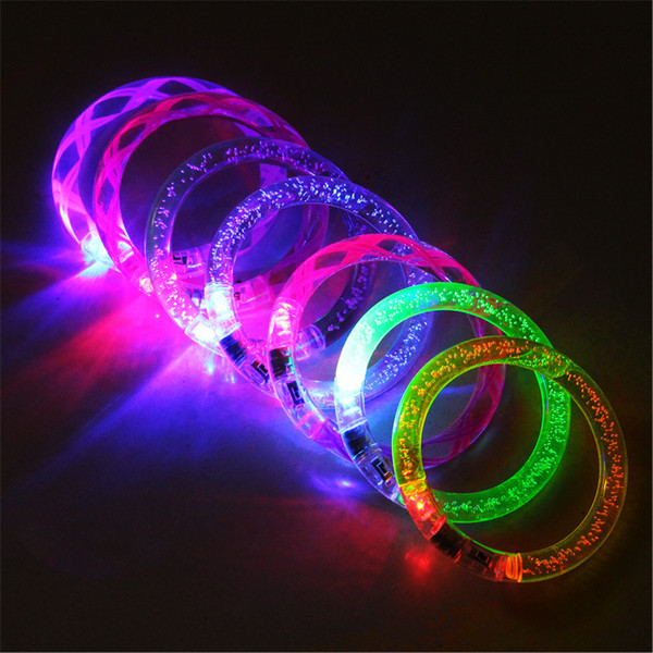 Led Dance Bangle Cartoon Watch Boys Girls Flash Wrist Band Light Bracelets Children's Day birthday Party Led Bracelet Christmas