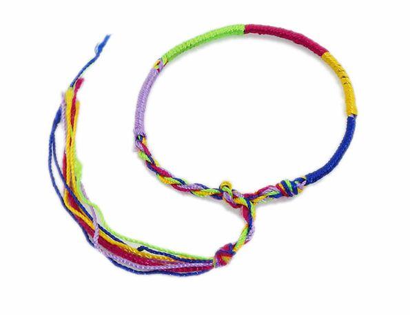 2019 Wholesale colorful Rope Bracelet hand-woven colorful rope jewelry classic fine colorful rope for men and women