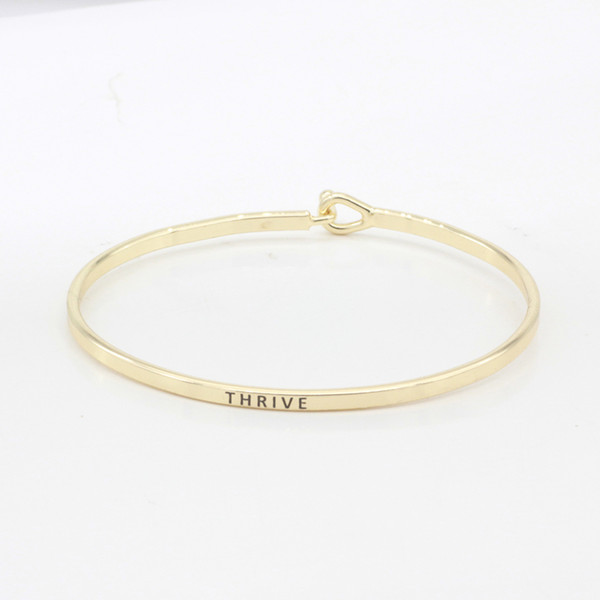 Copper Thrive Baby Bracelet 2018 Trendy Baby Jewelry Birthday Gift For Children Drop Shipping Accepted YP6443