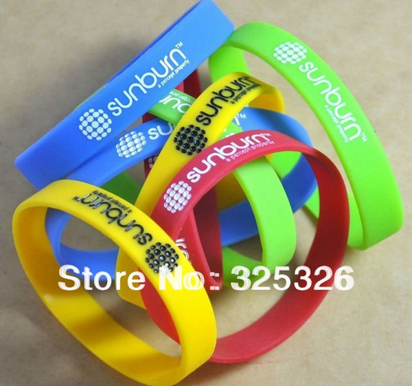 Wholesale Silicone Bracelet with logo silicone Wristband 100pcs/lot customized wristband Fast delivery cheap custom deboss band