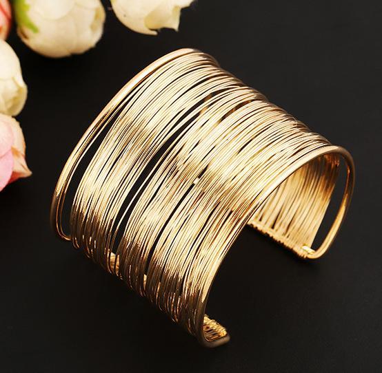 New European and American fashion jewelry high quality open wire Bracelet bulk sales free of freight