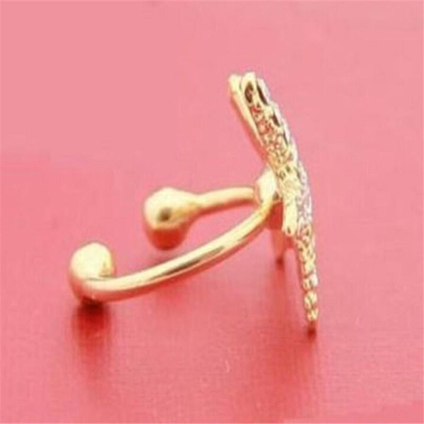 1 pc Punk Style Gothic Pretty Diamond Starfish Cuff Earring Wrap Ear Clip