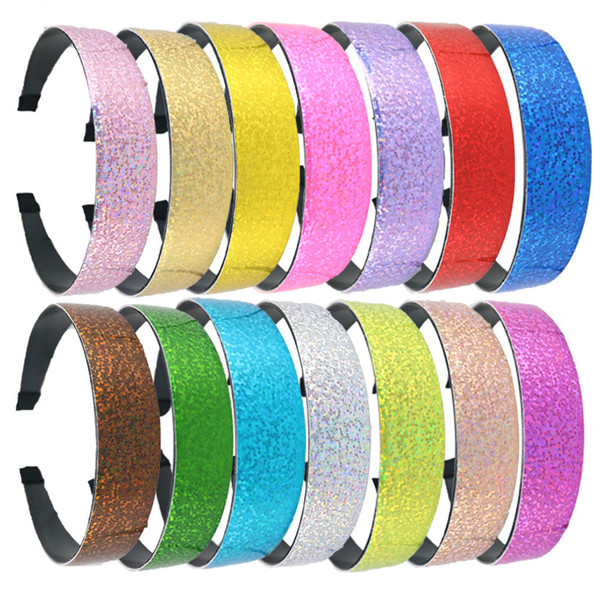 Girls Sequins Hair Hoop Fashion Baby Sequins Big Headband Cute Kids Headdress Woman Travel Hair Accessories TTA824