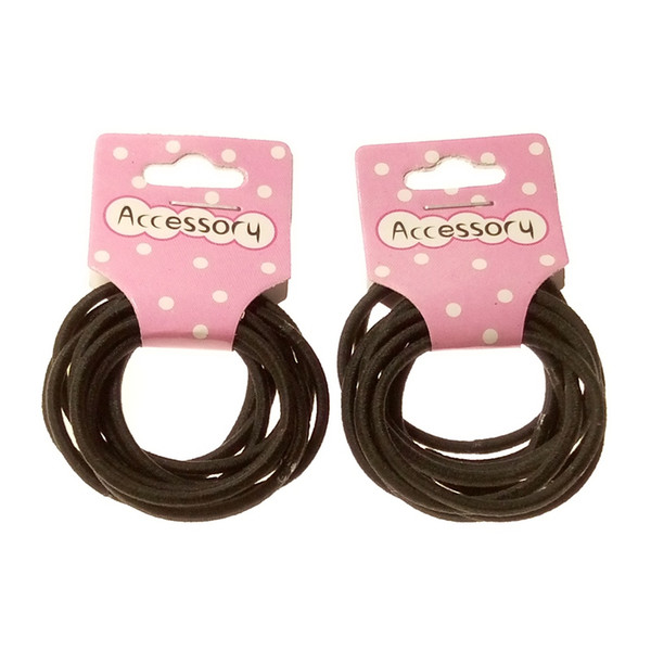 Children's Hair Accessories, Hair rubber bands for Child , Europe Hot Sale Headwear Black Elastic Hair Rope 100% high quality rebber A187