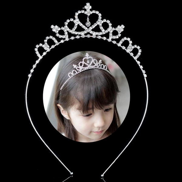 New Children's Headdress Princess Crown Lovely Girl Performing Birthday Hoop