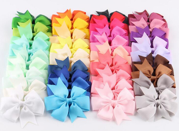 2019 Hot Sale Special Offer Hair Rubber Bands Multicolor Children's Gift Wholesale Lot Girl Baby Kids Hair Bowknot Headwear Bow Clip Pin