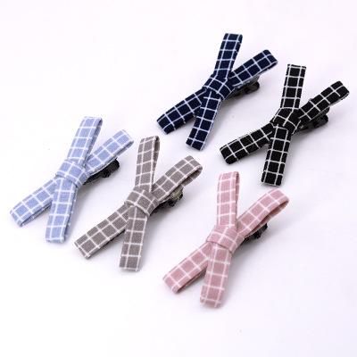 New Arrival Kids Children Ribbon Mixed Bow Duckbill Hairpins Small Cloth Cute Korean Version Hair clips Random