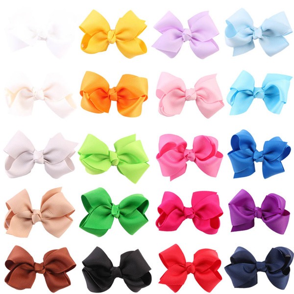 Fashionable new child hairpin multicolor the flower bow of the butterfly 20 color can choose free delivery