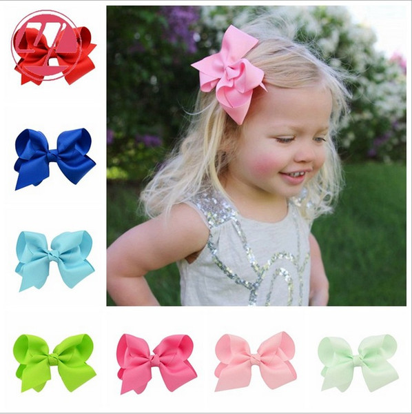 Small Bowknot Hairgrips Mini Sweet Lively Solid Ribbow Bow Safety Hair Clips Kids Hairpins