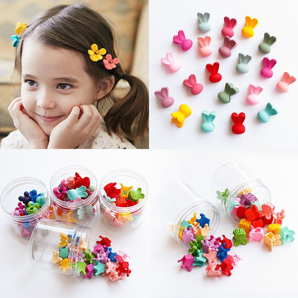 Baby Rabbit Hair Headdress Flower Child Crown Care Bears Grab Set Mini Bangs Hair Clips