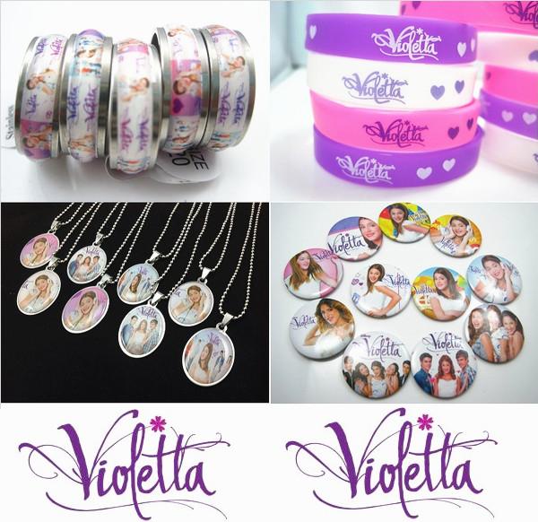 Brand New 20 IN 1 Violetta mixed girl's rings necklaces wristbands badges party jewelry set wholesale lots