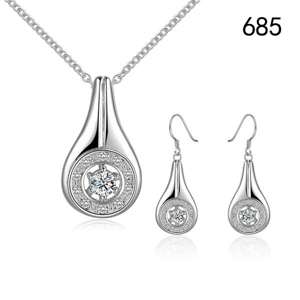 free shipping women's gemstone sterling silver jewelry sets mix style same price,wedding 925 silver Necklace Earring jewelry set GTS32b