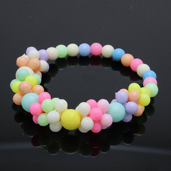 HOT Cute Kids Girls Bubblegum Necklace Bracelet Children Jewelry Sets Candy Colors