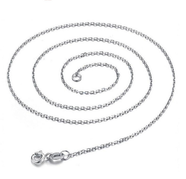 HYWo Silver plated necklace Ms. silver color retention of high-quality fashion jewelry manufacturers, wholesale 45CM chian