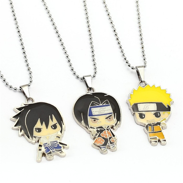 NARUTO Necklace Naruto Sasuke Pendant Uchiha Itachi Fashion Necklaces Children Gift High Quality environmental Anime Jewelry Accessories