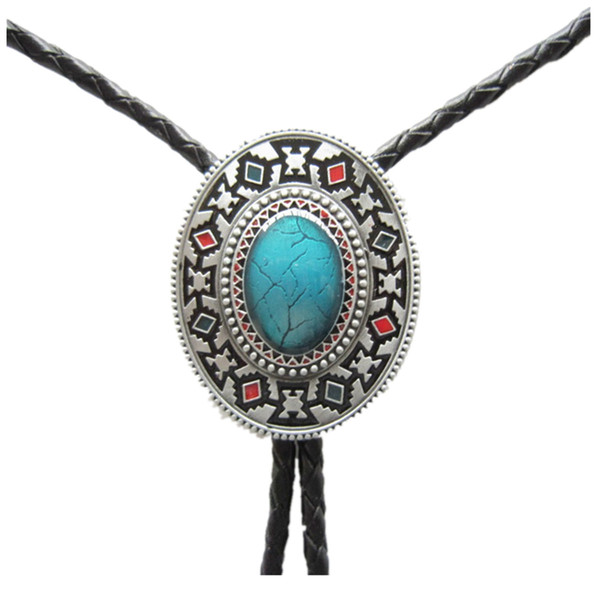 New Jeansfriend Original Vintage Western Cross Celtic Knot Southwest Oval Wedding Bolo Tie BOLOTIE-WT102 Brand New In Stock