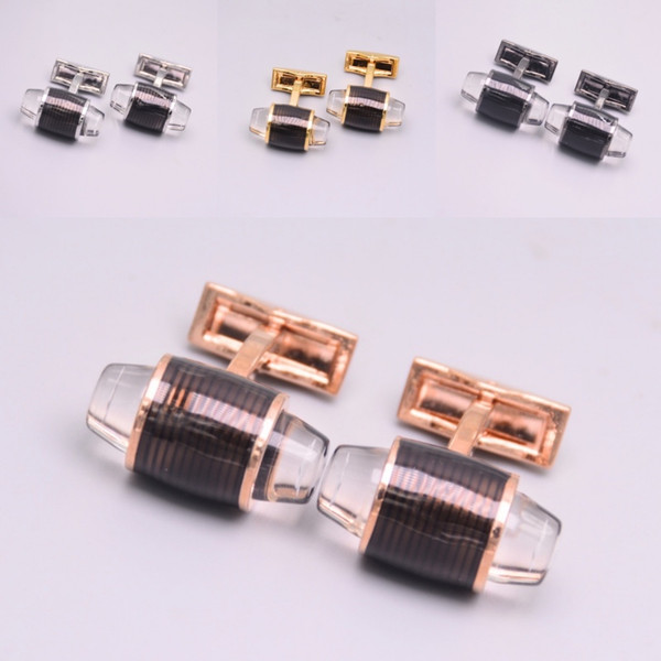 Hot Sale Brand Man Shirt Cufflinks For Groomsman Crystal Cuff Button mb With Fashion Mens Wed Cufflink Gifts