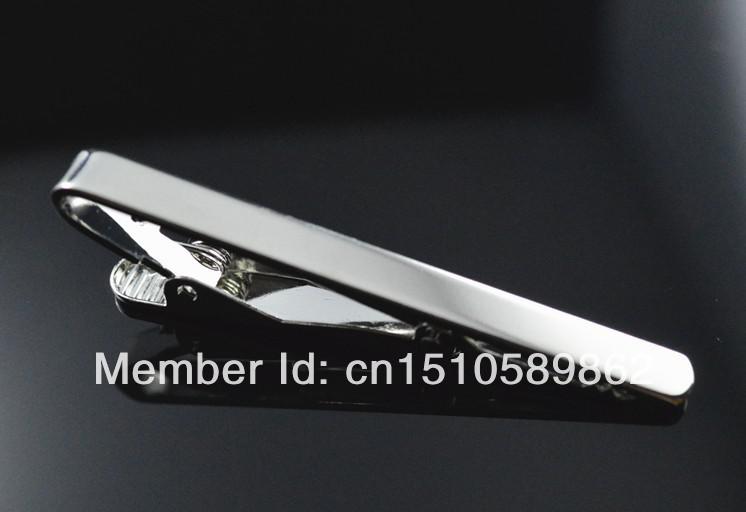 Free shipping Rob black tie clip high quality Nickel-Free Lead-Safe 54X6mm for jewelry making