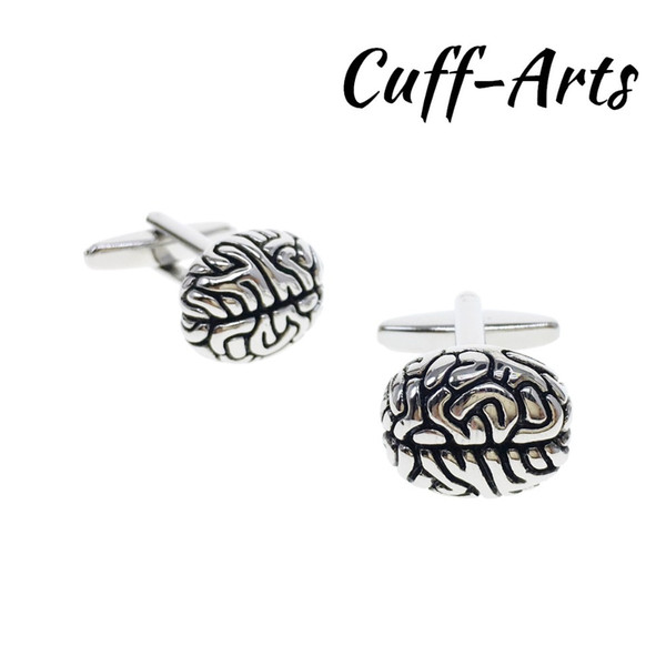 Cufflinks for Men Brain Cufflinks Mens Cuff Jewelry Mens Gifts Vintage Gemelos by Cuffarts C10352