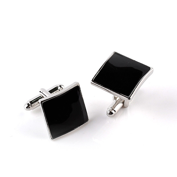 Men's cuff links arm buttons for shirts Simple luxury business lawyer cufflinks gemelos on wedding Marriage place mark gifts