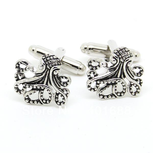 Animals cufflinks,Unique Funny Octopus CufflinksBP0564 - guaranteed high quality