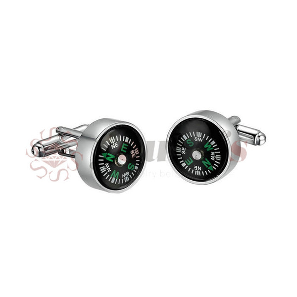 Yoursfs hot hot style in Europe and America high-end custom compass cufflinks French shirts cufflinks wholesale/retail