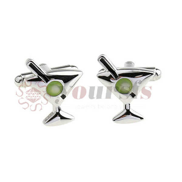 Yoursfs Luxury shirt beverage goblet cufflink for mens Brand cuff buttons cuff links High Quality Jewelry