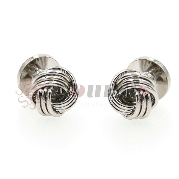 Yoursfs@ Cufflinks for men fashion knot design top quality copper hotsale cufflinks Factory direct sale wholesale free shipping