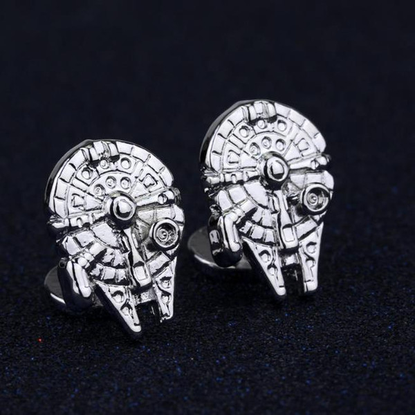 New Design Vintage Gothic Cufflinks Fighter For Mens Warship High Quality Retro Shirt Brand Cuff Buttons Cuff Links