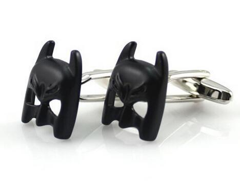 Wholesale-Freeshipping, high quality metallic Batman mask , French cufflink , cufflink XK9