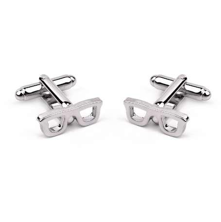 Novelty Creative Mini Glasses Cufflinks New Style Simple Fashion Exquisite High Quality Men's French Shirts Wedding Cuff Links