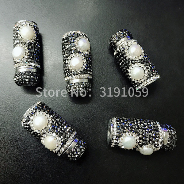 Hand inlaid natural pearl magnetic clasp DIY small ornament can wholesale