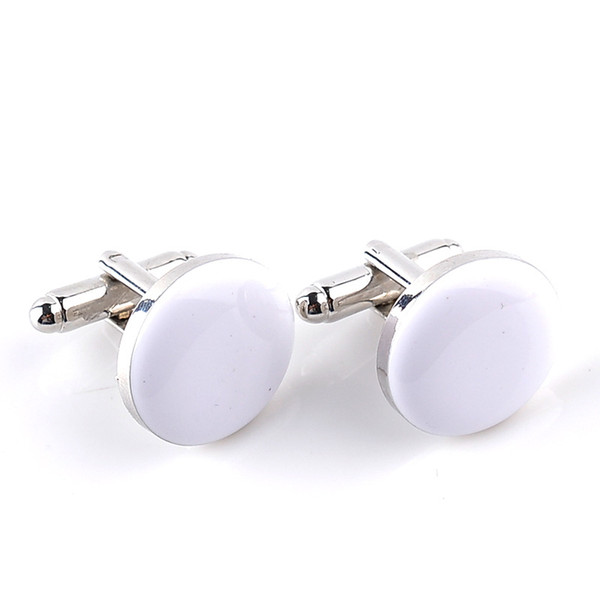 The New Cufflinks Circular French Men Cuff links Fashion Cuff Nails Fashionable Dress Shirt Accessories