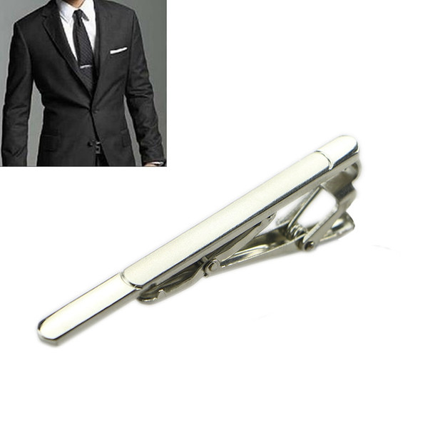 Multi Style Gentleman Silver Metal Simple Necktie Tie Clips Bar Clasp Practical