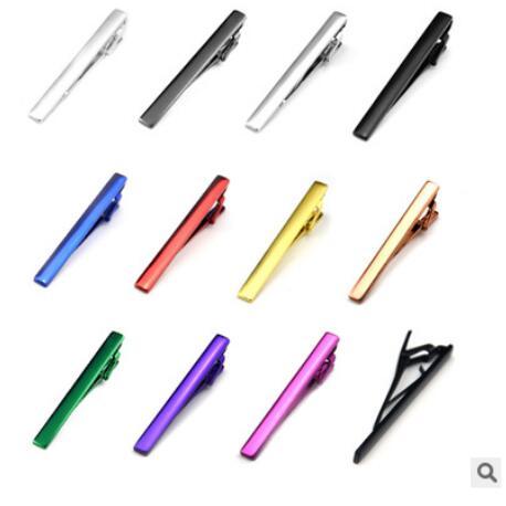 designer jewelry tie clips iron colorful basic clips wholesale hot fashion free of shipping good quality