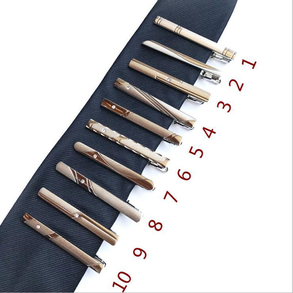 High Quality Fashion Men Tie Clip Silver Tone Metal Clamp Jewelry For Business Man Suit Necktie Tie Clip Wedding Party Accessories