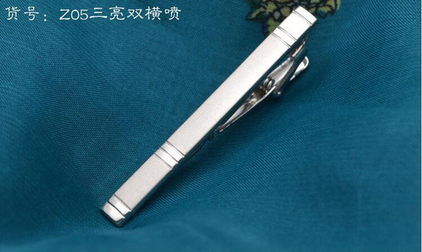 New Metal Silver Tie Clip For Men Wedding Necktie Clasp Clip Gentleman Tie Bar Crystal Tie Pin For Men's Accessories FD2000