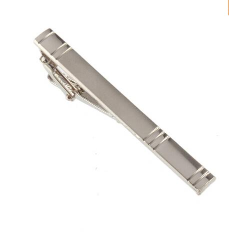 Hot- Fashion Simple Men Necktie Silver Tone Metal Clamp Jewelry Decor Tie Clip Hot Search G01