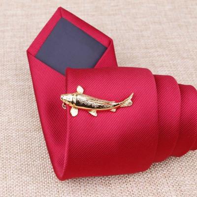 New Copper Mens Tie Clip Leaf/Wing/Fish/Tabocco Shape Tie Bars Mens Accessories High Quality Weeding Tie Clips For Party