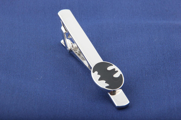 Movie Jewelry League of Avengers Super Hero Tie Clips Men's Jewelry Tie Clips Silver Batman Metal Tie Clips Accessories